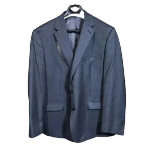 Lauren Ralph Lauren Wool Blend Gray Two Button Blazer Men's Size 46R